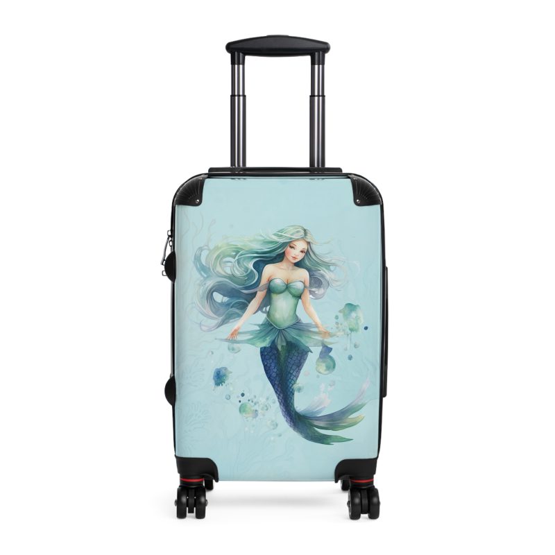 Mermaid Suitcase - Kids' luggage featuring a captivating mermaid design, perfect for young adventurers.