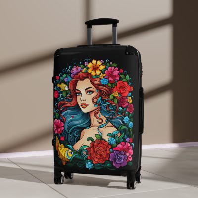 Mermaid Suitcase - Kids' luggage featuring a captivating mermaid design, perfect for young adventurers.