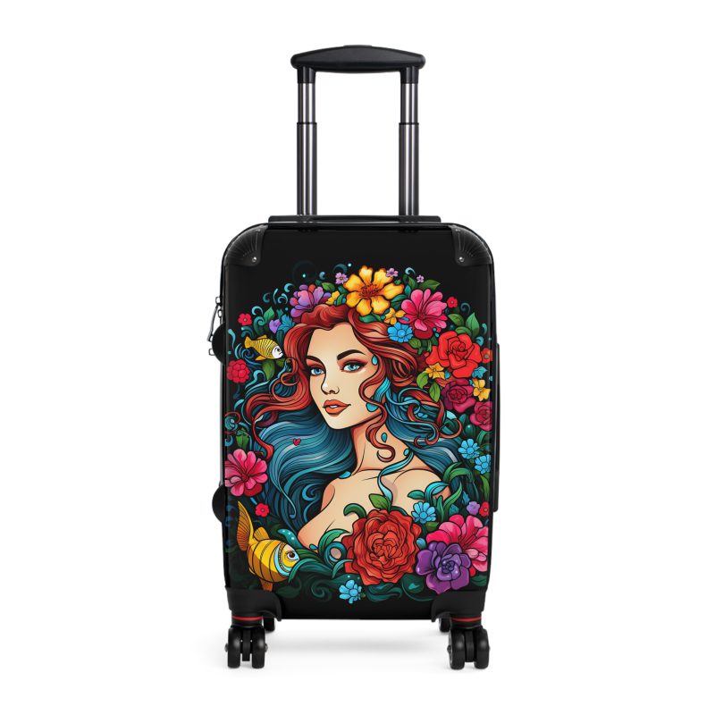 Mermaid Suitcase - Kids' luggage featuring a captivating mermaid design, perfect for young adventurers.