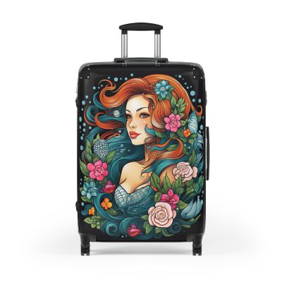 Mermaid Suitcase - Kids' luggage featuring a captivating mermaid design, perfect for young adventurers.