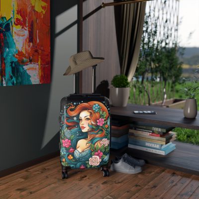 Mermaid Suitcase - Kids' luggage featuring a captivating mermaid design, perfect for young adventurers.