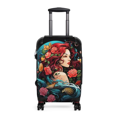 Mermaid Suitcase - Kids' luggage featuring a captivating mermaid design, perfect for young adventurers.