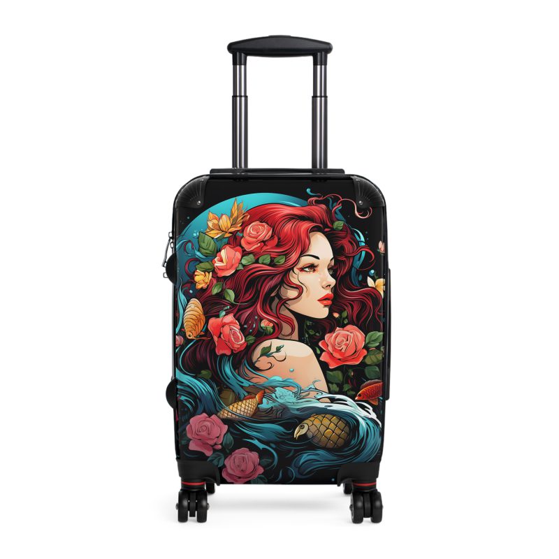 Mermaid Suitcase - Kids' luggage featuring a captivating mermaid design, perfect for young adventurers.