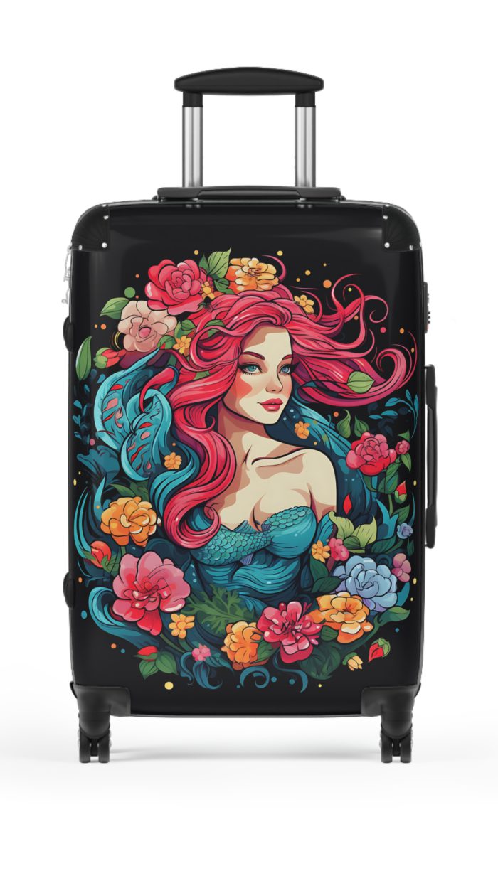 Mermaid Suitcase - Kids' luggage featuring a captivating mermaid design, perfect for young adventurers.