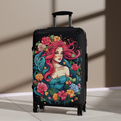 Mermaid Suitcase - Kids' luggage featuring a captivating mermaid design, perfect for young adventurers.