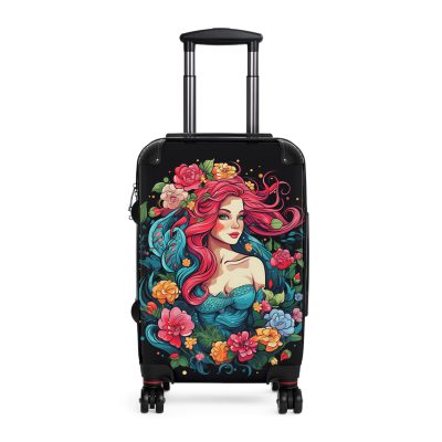 Mermaid Suitcase - Kids' luggage featuring a captivating mermaid design, perfect for young adventurers.