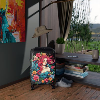 Mermaid Suitcase - Kids' luggage featuring a captivating mermaid design, perfect for young adventurers.