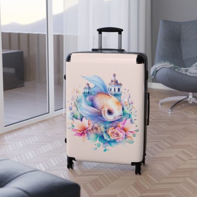 Fish Suitcase - Kids' luggage featuring a colorful fish design, perfect for young adventurers.