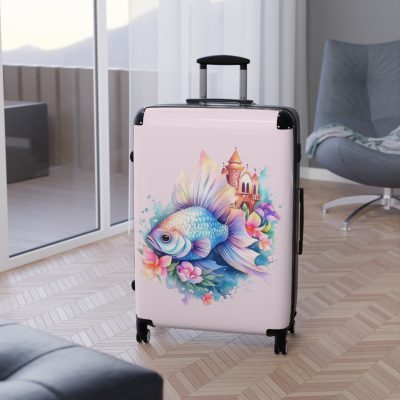 Fish Suitcase - Kids' luggage featuring a colorful fish design, perfect for young adventurers.