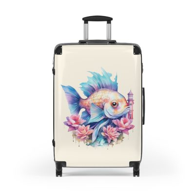 Fish Suitcase - Kids' luggage featuring a colorful fish design, perfect for young adventurers.