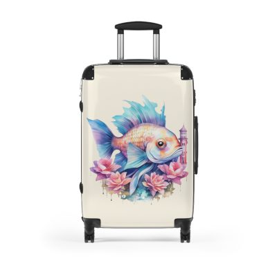 Fish Suitcase - Kids' luggage featuring a colorful fish design, perfect for young adventurers.