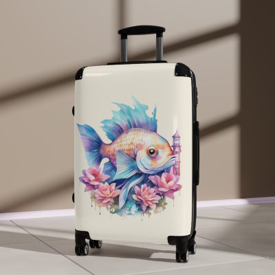 Fish Suitcase - Kids' luggage featuring a colorful fish design, perfect for young adventurers.