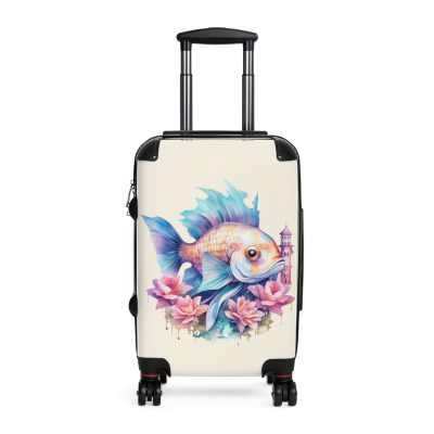 Fish Suitcase - Kids' luggage featuring a colorful fish design, perfect for young adventurers.