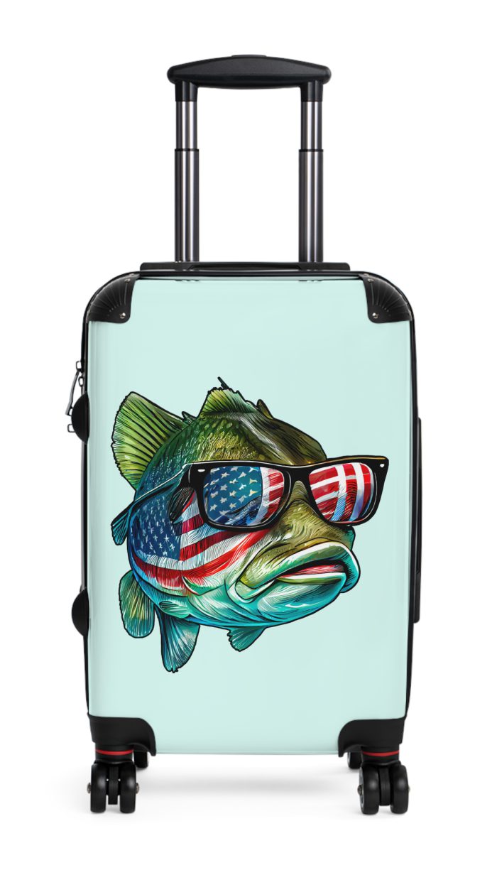 Fish Suitcase - Kids' luggage featuring a colorful fish design, perfect for young adventurers.