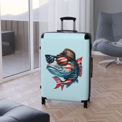 Fish Suitcase - Kids' luggage featuring a colorful fish design, perfect for young adventurers.