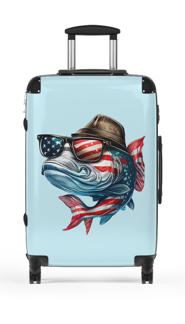 Fish Suitcase - Kids' luggage featuring a colorful fish design, perfect for young adventurers.