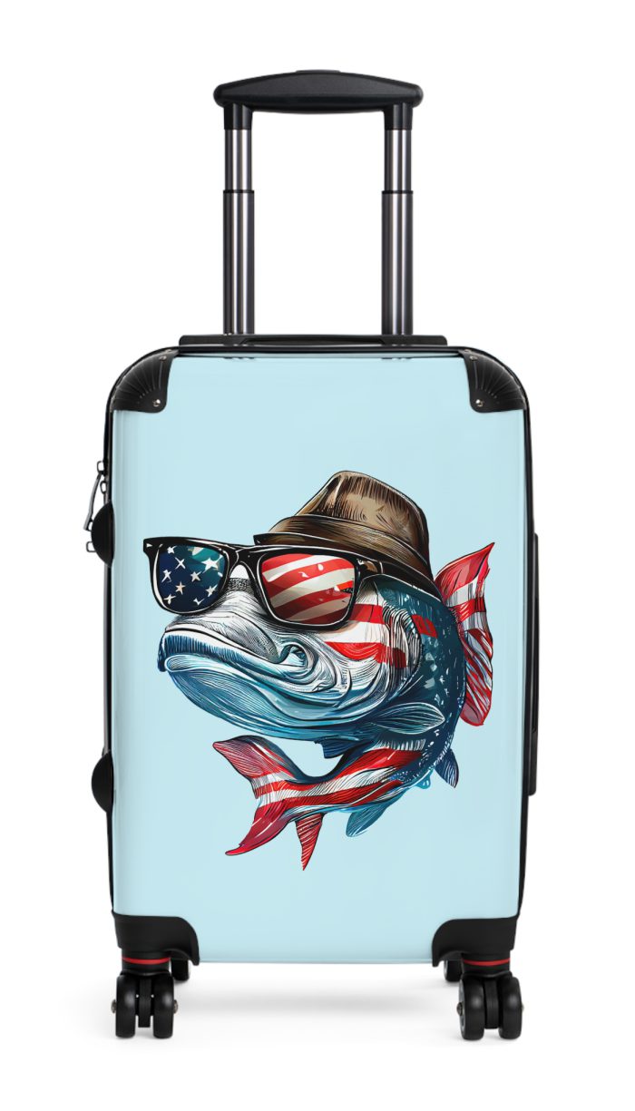 Fish Suitcase - Kids' luggage featuring a colorful fish design, perfect for young adventurers.