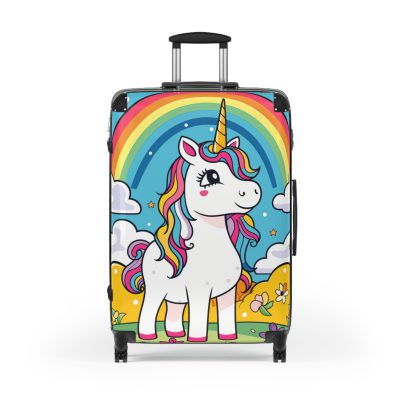 Cute Unicorn Suitcase - A magical and functional travel companion for whimsical adventures.