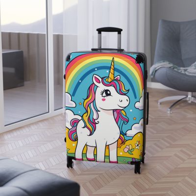 Cute Unicorn Suitcase - A magical and functional travel companion for whimsical adventures.