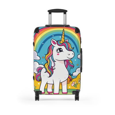 Cute Unicorn Suitcase - A magical and functional travel companion for whimsical adventures.