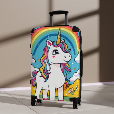 Cute Unicorn Suitcase - A magical and functional travel companion for whimsical adventures.