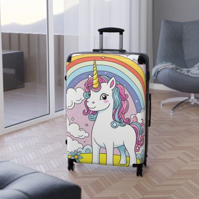 Cute Unicorn Suitcase - A magical and functional travel companion for whimsical adventures.