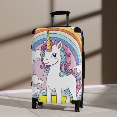 Cute Unicorn Suitcase - A magical and functional travel companion for whimsical adventures.