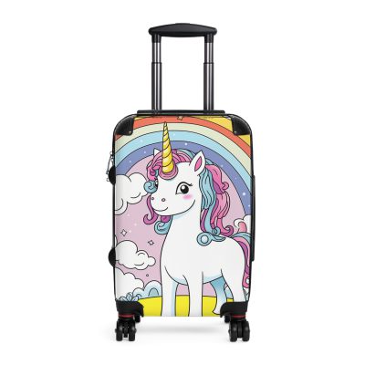 Cute Unicorn Suitcase - A magical and functional travel companion for whimsical adventures.