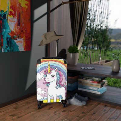 Cute Unicorn Suitcase - A magical and functional travel companion for whimsical adventures.