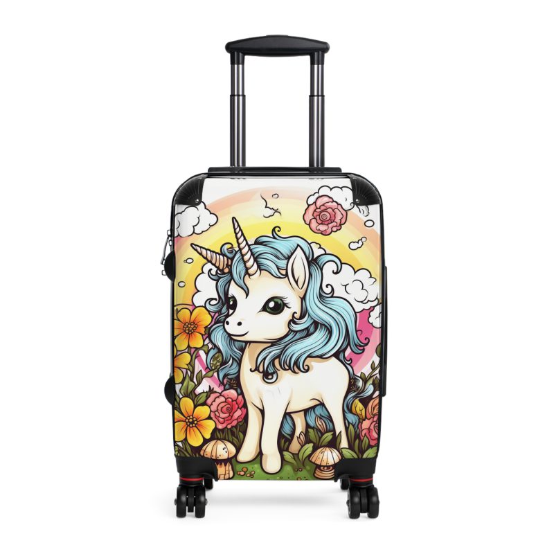 Cute Unicorn Suitcase - A magical and functional travel companion for whimsical adventures.