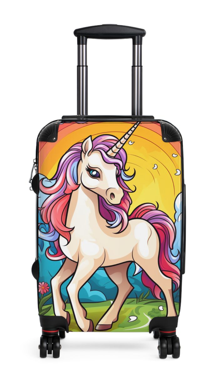 Cute Unicorn Suitcase - A magical and functional travel companion for whimsical adventures.