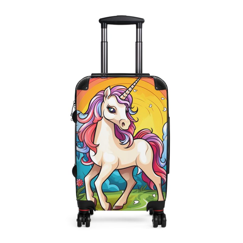 Cute Unicorn Suitcase - A magical and functional travel companion for whimsical adventures.