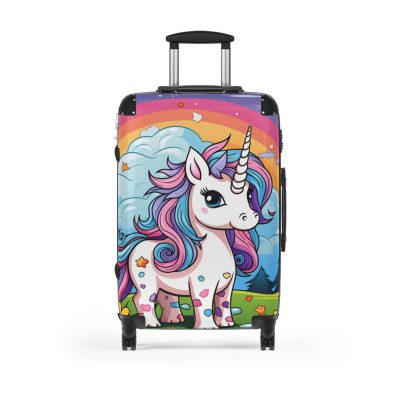 Cute Unicorn Suitcase - A magical and functional travel companion for whimsical adventures.