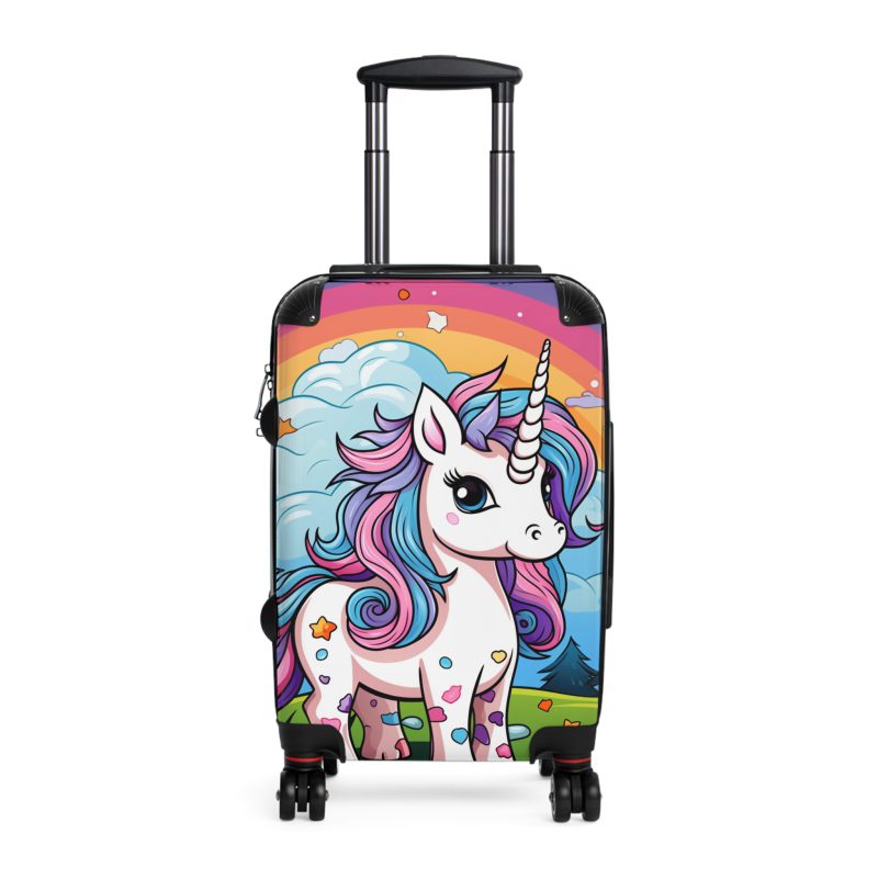 Cute Unicorn Suitcase - A magical and functional travel companion for whimsical adventures.