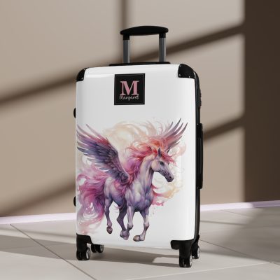 Custom Whimsical Unicorn Suitcase - Your personalized portal to whimsy and magic.