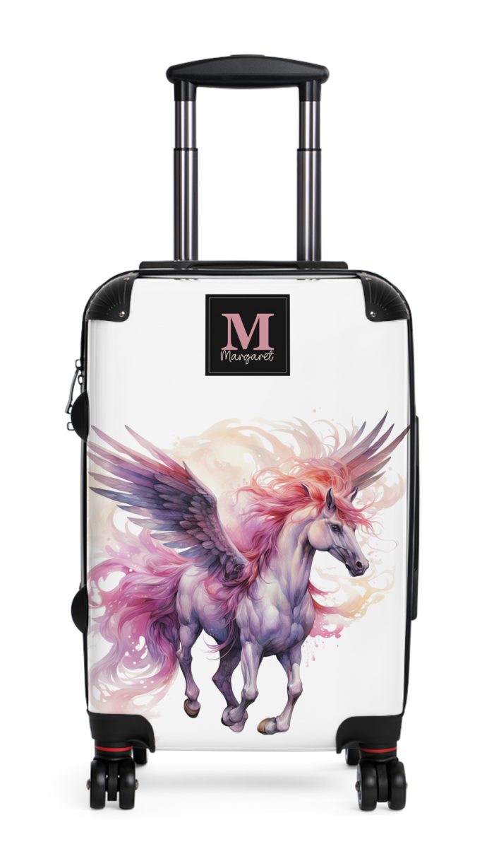 Custom Whimsical Unicorn Suitcase - Your personalized portal to whimsy and magic.