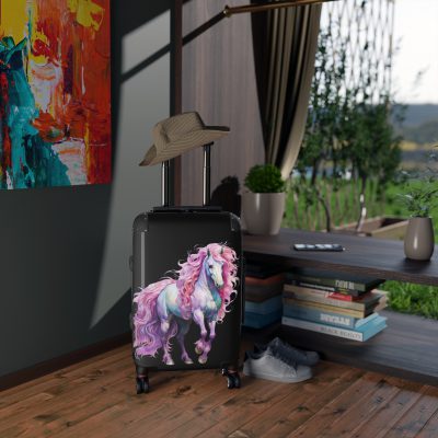 Whimsical Unicorn Suitcase - A magical travel companion for the dreamer in you.