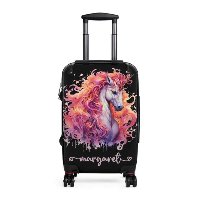 Custom Whimsical Unicorn Suitcase - Your personalized portal to whimsy and magic.