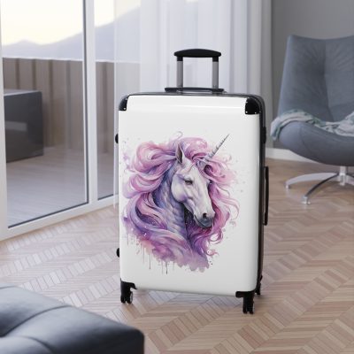 Whimsical Unicorn Suitcase - A magical travel companion for the dreamer in you.