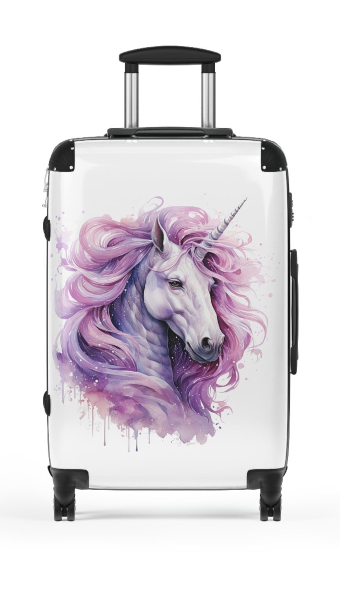 Whimsical Unicorn Suitcase - A magical travel companion for the dreamer in you.