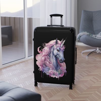 Whimsical Unicorn Suitcase - A magical travel companion for the dreamer in you.