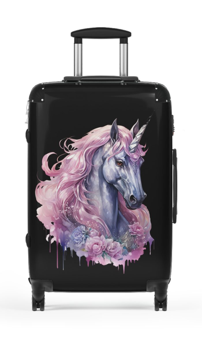 Whimsical Unicorn Suitcase - A magical travel companion for the dreamer in you.