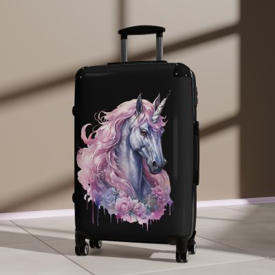 Whimsical Unicorn Suitcase - A magical travel companion for the dreamer in you.