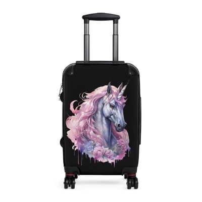 Whimsical Unicorn Suitcase - A magical travel companion for the dreamer in you.