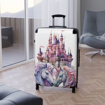 Whimsical Unicorn Suitcase - A magical travel companion for the dreamer in you.