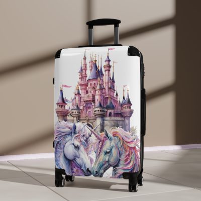 Whimsical Unicorn Suitcase - A magical travel companion for the dreamer in you.