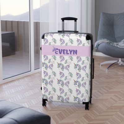 Custom Unicorn Suitcase: Tailored Magic for Your Journeys