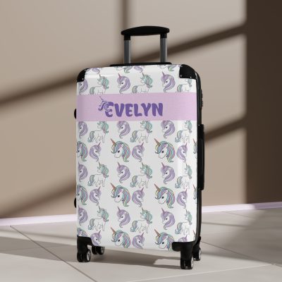 Custom Unicorn Suitcase: Tailored Magic for Your Journeys