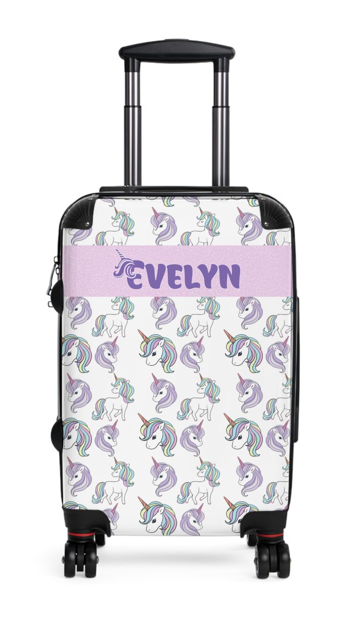 Custom Unicorn Suitcase: Tailored Magic for Your Journeys