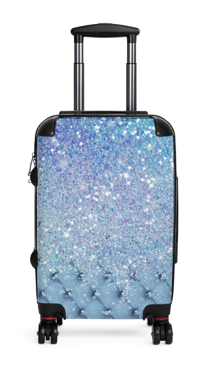 Glitter Suitcase - A glamorous travel essential that sparkles with style.